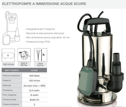 Elettropompa immersione per - elettropompa,
