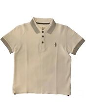 T-SHIRT POLO REFRIGUE bambino cotone bianco 10 anni