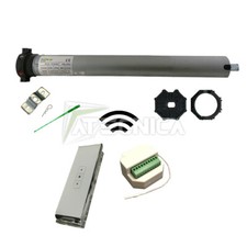 Kit automazione tapparelle motore tubolare 50 Nm 100kg centralina e telecomando