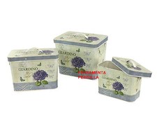 SCATOLA IN LATTA DECORATA