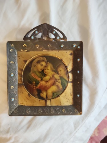 Icona arte sacra madonna - icona, con