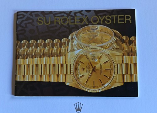 Genuine rolex booklet - booklet, sp