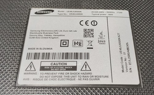 Schede samsung ue48ju6500k - tv,