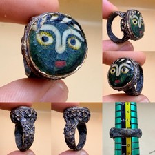 Anello antico romano mosaico