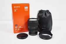 Sony FE 20mm f/1.8 G SEL20f18G obiettivo ultra grandangolare in ottime condizioni 