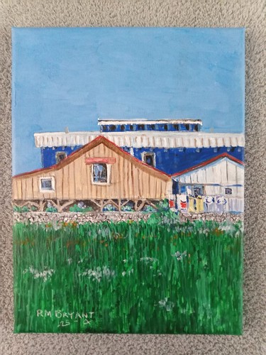 Villa franca morning acrylic - franca,