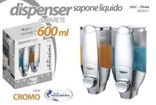 DISPENSER DOPPIO PORTA SAPONE