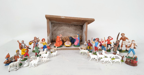 Presepe epoca statuine pvc