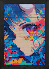 Quadro Anime Graffiti Murale