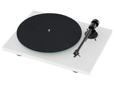 PRO JECT T1 EVO PHONO OM10 SATIN WHITE GIRADISCHI TRAZIONE A CINGHIA GARANZIA UF