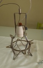 Struttura in acciaio per lampadario a sospensione Luceplan Hope D66/12