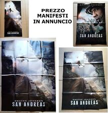 San Andreas - Locandina e/o MANIFESTI Cinema ORIGINALI Film 2015. Vari formati