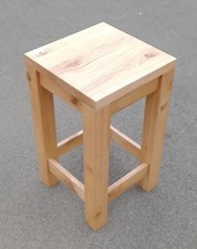  Tavolo in legno, tavolino rovere selvatico massello. Misure: 40x40x70cm.  Su misura!