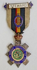 1930 Sterling Silver & Enamel