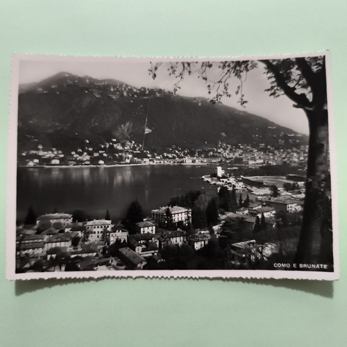 Como brunate vecchia cartolina - como,