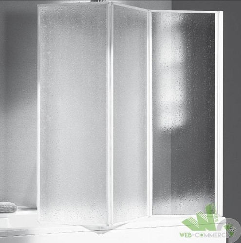 Parete vasca alluminio bianco - alluminio,
