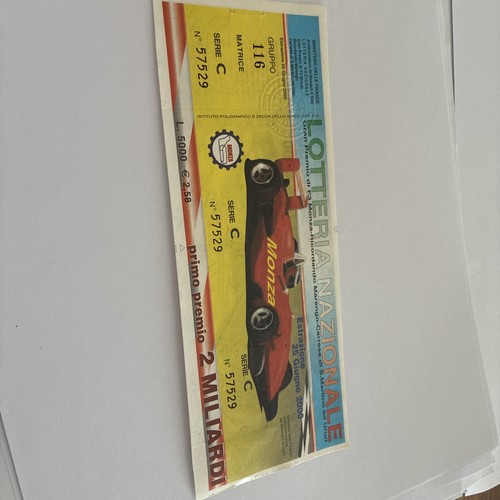Biglietto lotteria nazionale - biglietto,