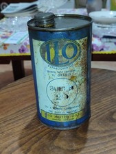 Latta Vintage Olio ILO Grado Super 20 Motors Oil Grassi Lubrificanti London 