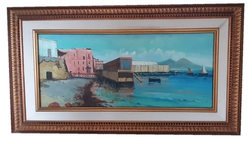 Napoli panorama con vesuvio - napoli,