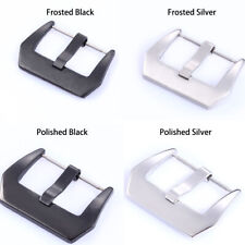 Fibbia orologio acciaio nero