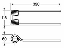 Dente Girello Ama Adattabile Fanex Filo 9 mm Made in Italy