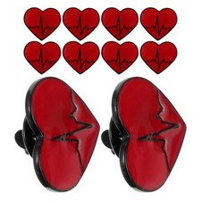  10 Pcs Spille Nastro Rosso