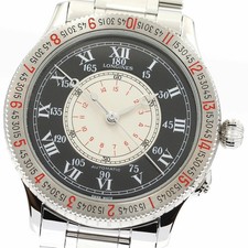 OROLOGIO LONGINES L2.601.4 LINDBERG CINTURINO ORARIO AUTOMATICO QUADRANTE BIANCO/NERO SS UOMO