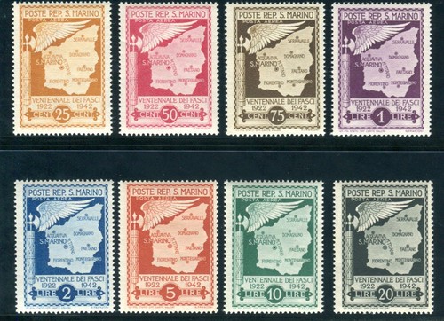 1943 san marino - posta, aerea