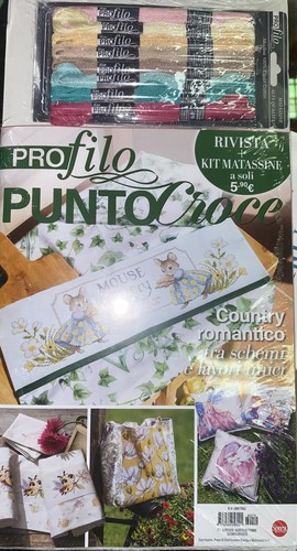 Profilo punto croce rivista - punto, +