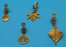 4pz/Set Charms Oro Treccia