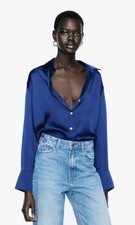 Zara Satin Effect V Neck