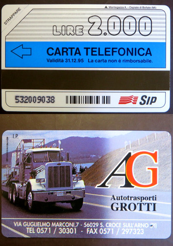 Scheda telefonica sip lire - telefonica,
