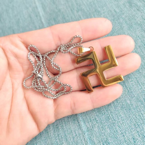 Golden titanium steel hindu - golden,