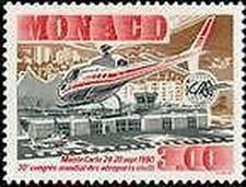 Monaco N° 1736 "Aeroporti Civili, Eliporto Di Monaco" TTB