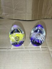 2 Souvenir Ferma Carte in Vetro Di Murano Casalinghi Ideali Per Banco Mercatini