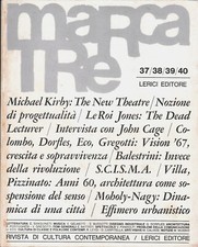 MARCATRE RIVISTA 37/38/39/40 Lerici 1968 Magdalo Mussio Nanni Cagnone