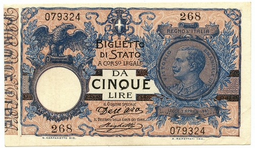 Lire biglietto stato - 5,