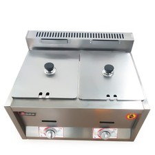 Commercial Counter-top Gas Fryer Deep Fryer Propane LPG Stainless Steel 12L 12Kg