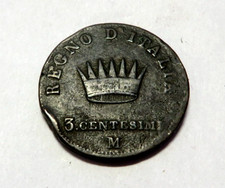 Antica moneta da 3 Centesimi