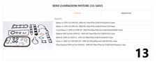 Serie guarnizione motore gtc - guarnizione, c/gtc