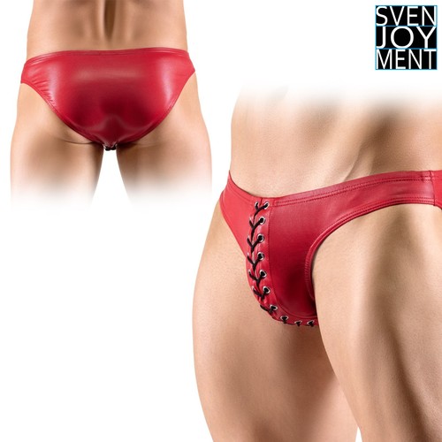 Sexy mutanda slip rossa - mutanda, lucida