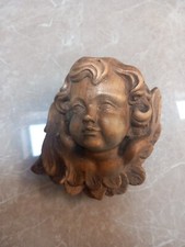 Angioletto, Putto scolpito in legno Da Appendere Al Muro