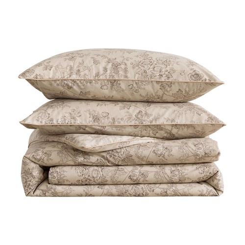 Copripiumino beige floreale - copripiumino,
