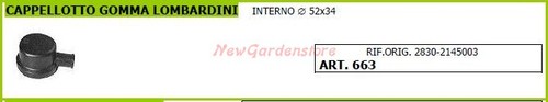 Cappellotto gomma lombardini - cappellotto,