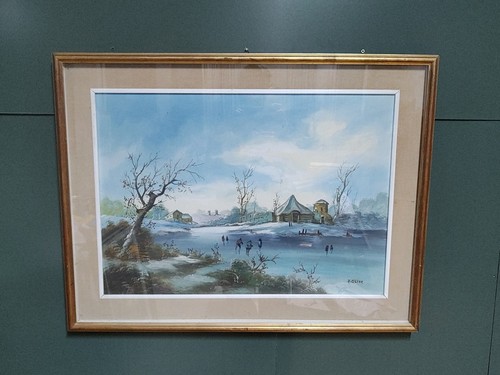 Quadro dipinto olio tela - quadro, su