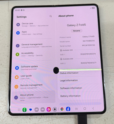 Samsung galaxy fold5 256 - galaxy, z