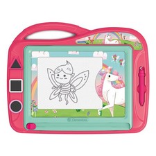 Clementoni Lavagna gioco Magnetic Drawinc Board UNICORNS 18569
