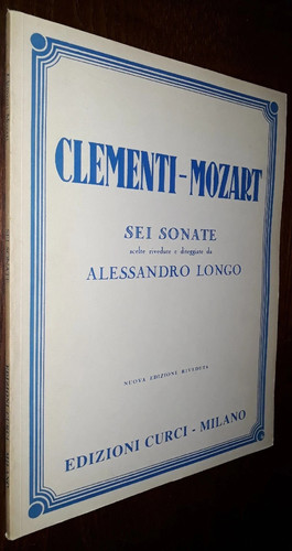 Clementi mozart sei sonate - -,
