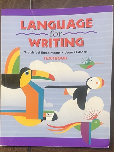 Language for writing - language, textbook