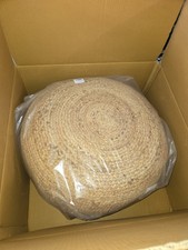 Braga Jute Natural Pouf